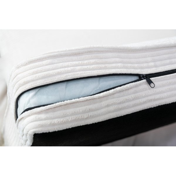 Howard-sohva, 3-istuttava, beige samettia