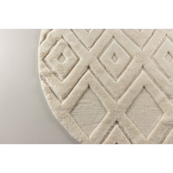 Dahlia-villamatto - Valkoinen Dahlia-villamatto - Valkoinen