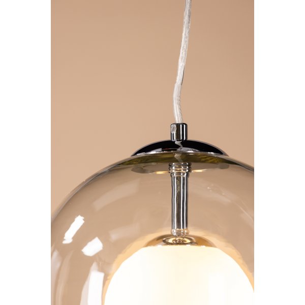 Roche kattovalaisin - Läpinäkyvä/kromi/valkoinen Roche kattovalaisin - Läpinäkyvä/kromi/valkoinen