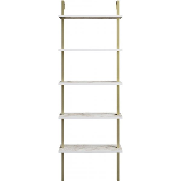 Piante kirjahylly - Valkoinen/kulta Piante kirjahylly - Valkoinen/kulta