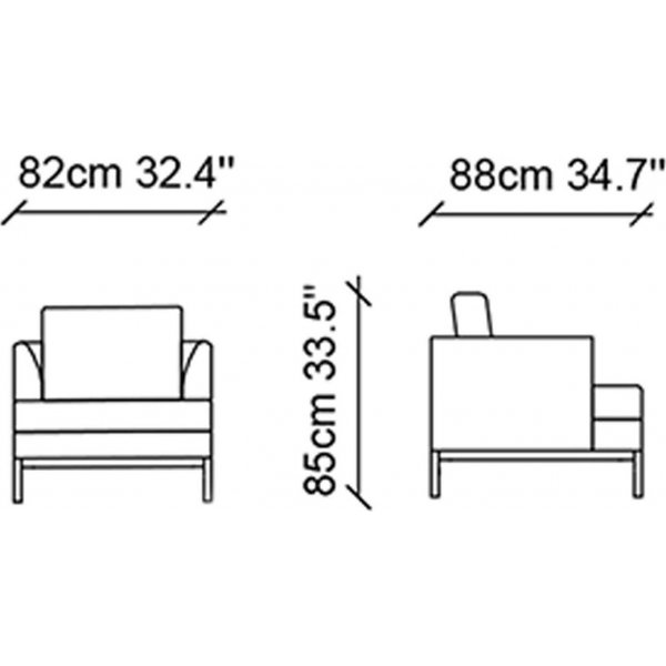 Pearl nojatuoli - Cream Pearl nojatuoli - Cream