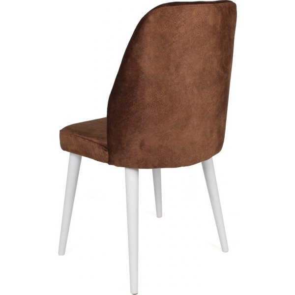 Dallas ruokapöydän tuolisarja - ruskea/valkoinen Dallas ruokapöydän tuolisarja - ruskea/valkoinen