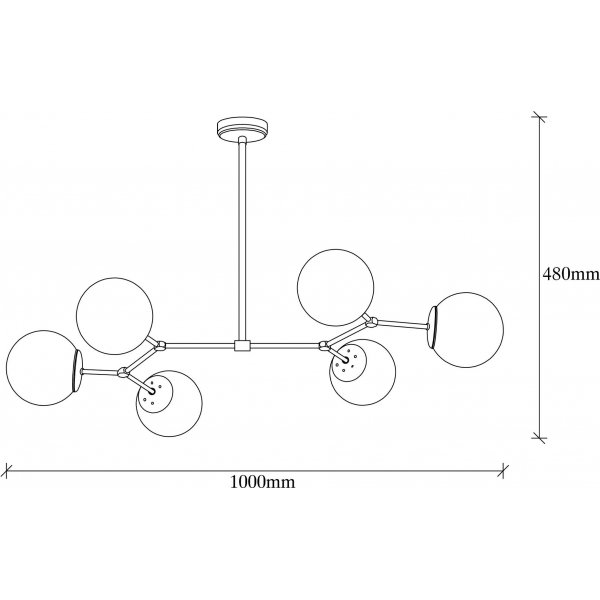 Damar kattovalaisin 6322 - Kulta/valkoinen