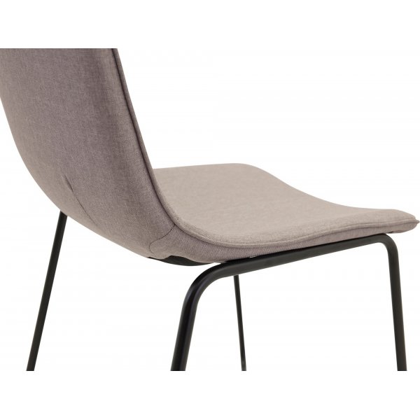 Malcolm ruokatuoli - harmaa/musta Malcolm ruokatuoli - harmaa/musta