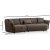 Mentis divaani sohva 288 cm - ruskea