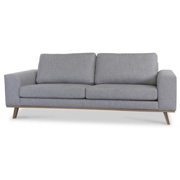 Kolmen istuttava Stockholm-sohva - Harmaa/Tammi Kolmen istuttava Stockholm-sohva - Harmaa/Tammi