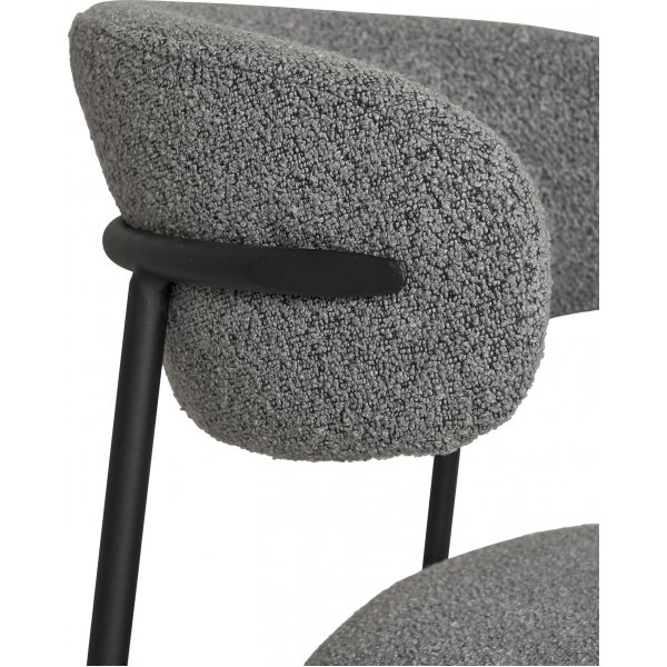 Mira ruokapöydän tuoli - harmaa bouclé Mira ruokapöydän tuoli - harmaa bouclé