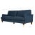 Howard London Premium 3-istuttava suora sohva - Sininen