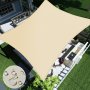 Aria aurinkovarjo 3x3 metri - beige