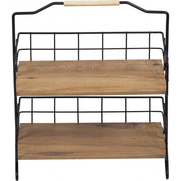 Muu hylly - Ruskea/musta Muu hylly - Ruskea/musta