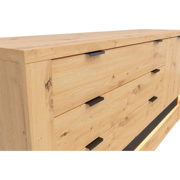 Ostia senkki - Artisan tammi/musta tammi