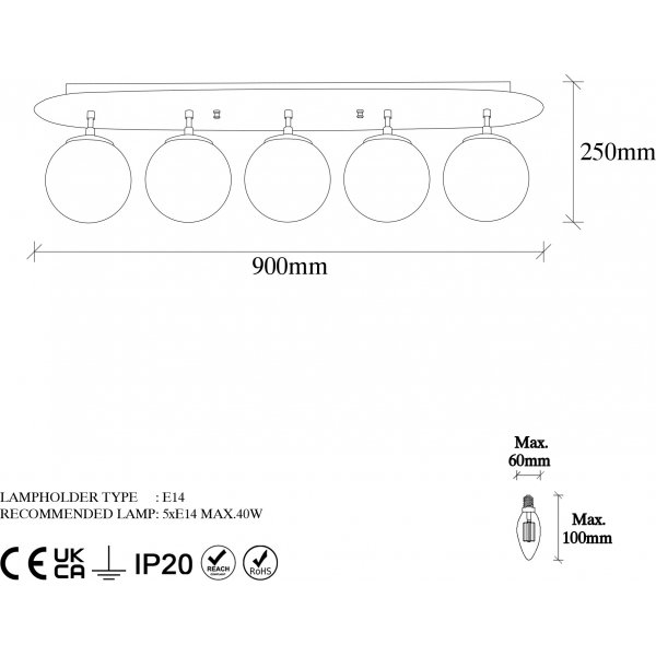 Kaivon kattovalaisin 11740 - Musta/valkoinen Kaivon kattovalaisin 11740 - Musta/valkoinen