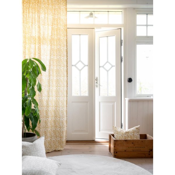 De mine verho 2 kpl 2 x 140 x 280 cm - Beige keltainen De mine verho 2 kpl 2 x 140 x 280 cm - Beige keltainen