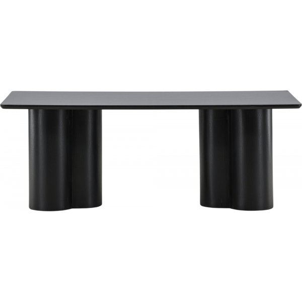 Sohvapyt 120x60 cm mustaksi petsattu tammi - Olivia