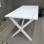 Ruokapyt Scottsdale 190 cm - Valkoinen