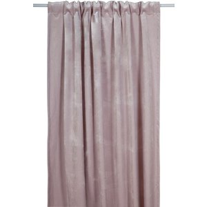 Samettiset verhot, pituus 300x135 cm - Vaaleanpunainen