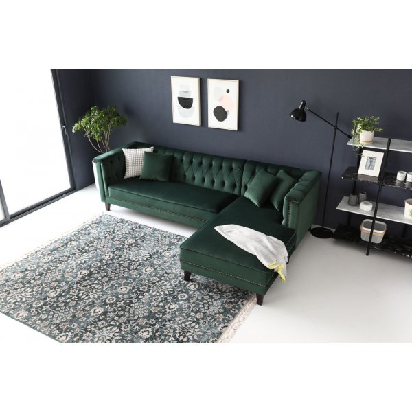 Sohva ja divaani vihreällä samettilla - Bellas Sohva ja divaani vihreällä samettilla - Bellas