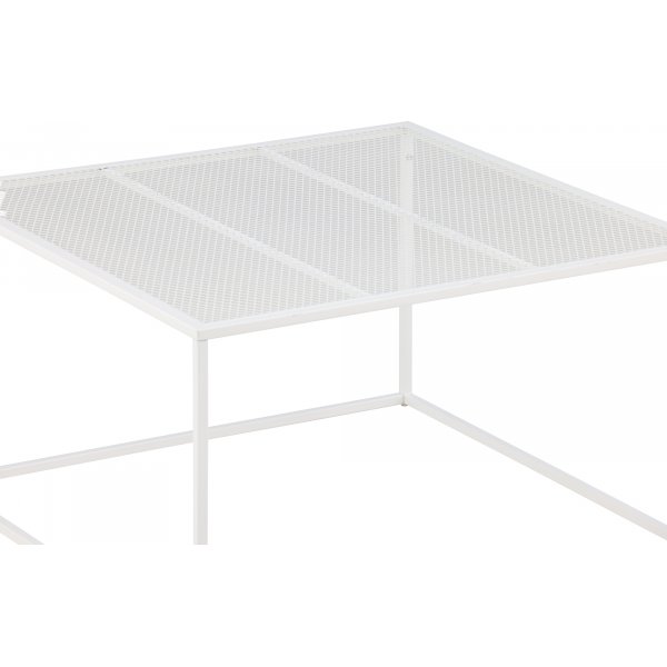 Netz sohvapöytä 80 x 80 cm - Valkoinen Netz sohvapöytä 80 x 80 cm - Valkoinen