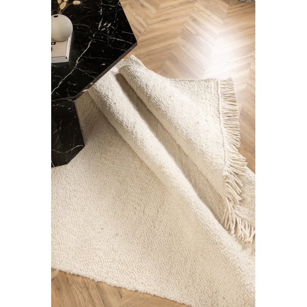 Gulliver-villamatto - valkoinen