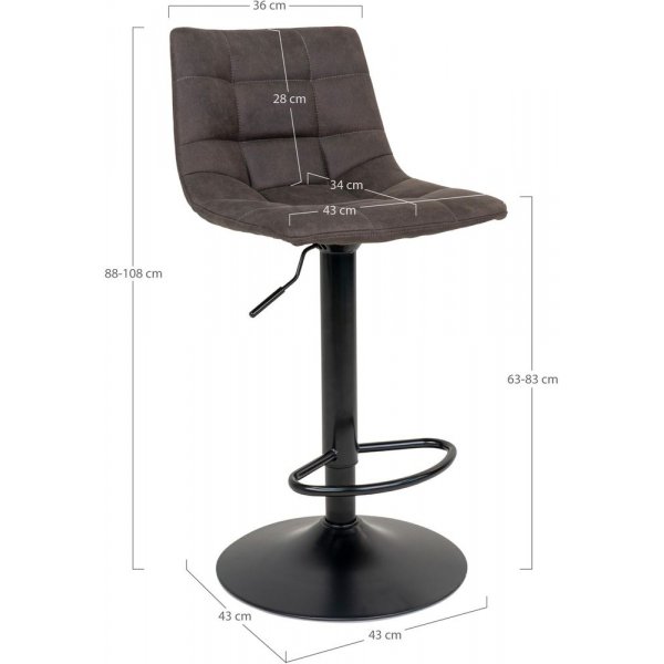 Middelfart baarijakkara - Tummanharmaa/musta + Huonekalujen tahranpoistoaine