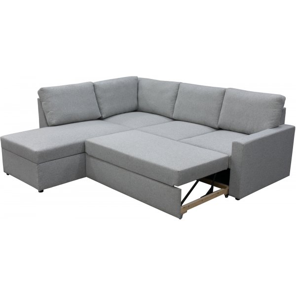 Dream vuodesohva silytyksell (kulmasohva) vasen - Tummanharmaa