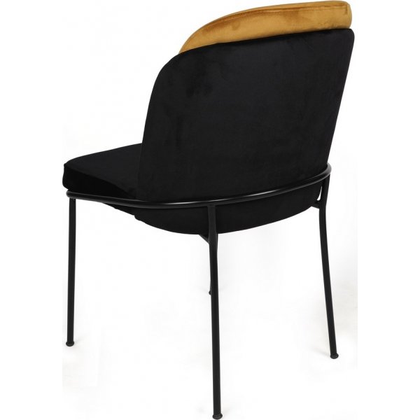 Doris ruokapydn tuolisarja - Keltainen/musta