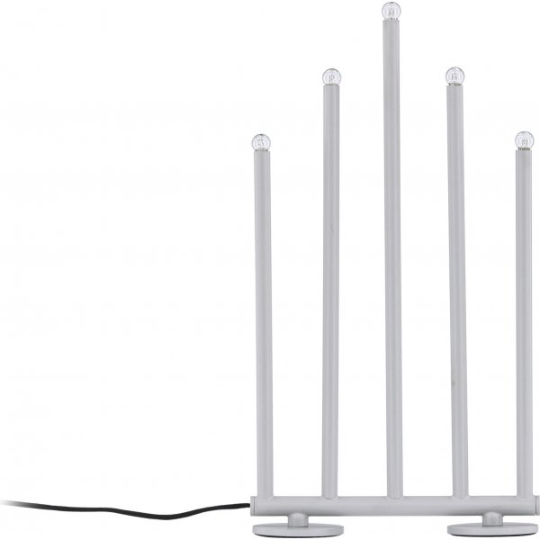 Björnfjället kynttilänjalka 22 x 42 cm - musta/hopea Björnfjället kynttilänjalka 22 x 42 cm - musta/hopea