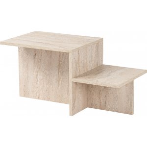 Harmony sohvapöytä 80 x 40 cm - Travertiini Harmony sohvapöytä 80 x 40 cm - Travertiini