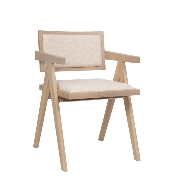 Valkoiseksi öljytty tammituoli - Sara Valkoiseksi öljytty tammituoli - Sara