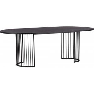 Hamneskär ruokapöytä 220 x 110 cm - Musta Hamneskär ruokapöytä 220 x 110 cm - Musta