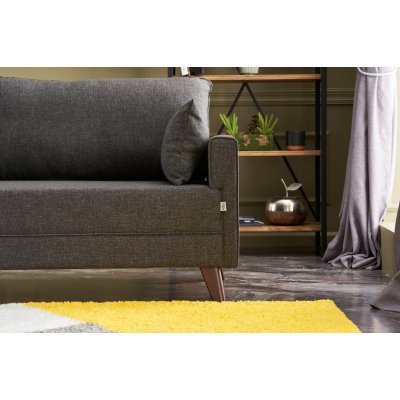 Bella 3-istuttava sohva - antrasiitti
