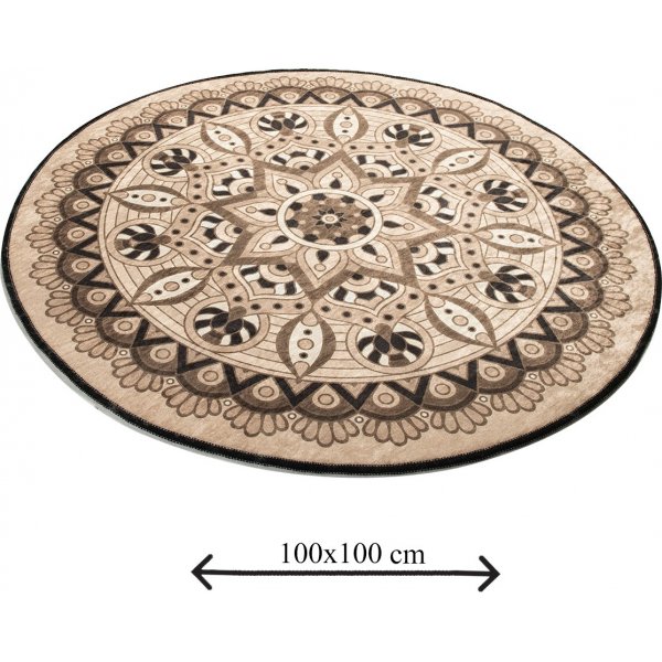 Mandala kylpyhuonematto - beige Mandala kylpyhuonematto - beige