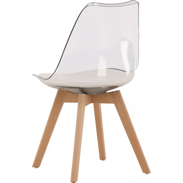 Edvin ruokapydn tuoli - Valkoinen/koivu