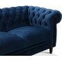 Chesterfield Cambridge 3 paikkainen - sininen sametti