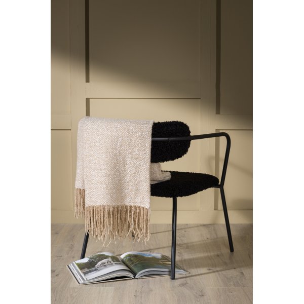 Kannerva ruudullinen 130x170 cm - Beige/valkoinen Kannerva ruudullinen 130x170 cm - Beige/valkoinen