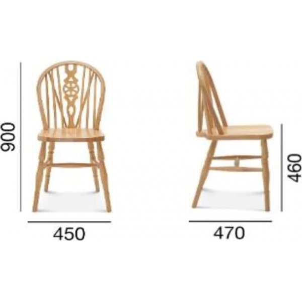 Windsor-ruokailutuoli - minkä tahansa värin runko Windsor-ruokailutuoli - minkä tahansa värin runko