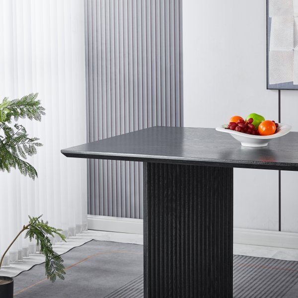 Crossby ruokapöytä 180x90 cm - Mustaksi petsattu tammi Crossby ruokapöytä 180x90 cm - Mustaksi petsattu tammi