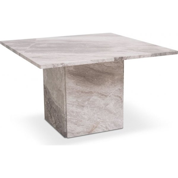 Level sohvapyt 75x75 cm - Harmaa beige marmori