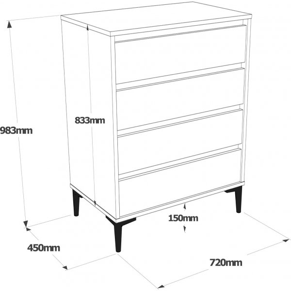 Aristo lipasto - Ruskea/antrasiitti Aristo lipasto - Ruskea/antrasiitti