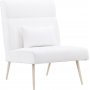 Bloom nojatuoli - White teddy/Whitewash