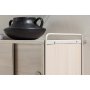 Paris-seinkaappi 48 x 122 cm - Beige/Whitewash