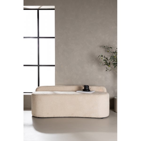 Pocatello 2 istuttava sohva - valkoinen Pocatello 2 istuttava sohva - valkoinen