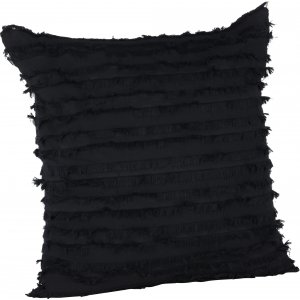 Edith tyynynpäällinen 60 x 60 cm - musta Edith tyynynpäällinen 60 x 60 cm - musta