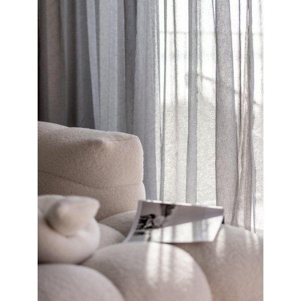 Diana verho 2 kpl 2 x 140 x 280 cm - harmaa Diana verho 2 kpl 2 x 140 x 280 cm - harmaa