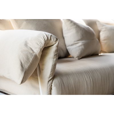 cker 3-istuttava sohva - beige/valkoinen