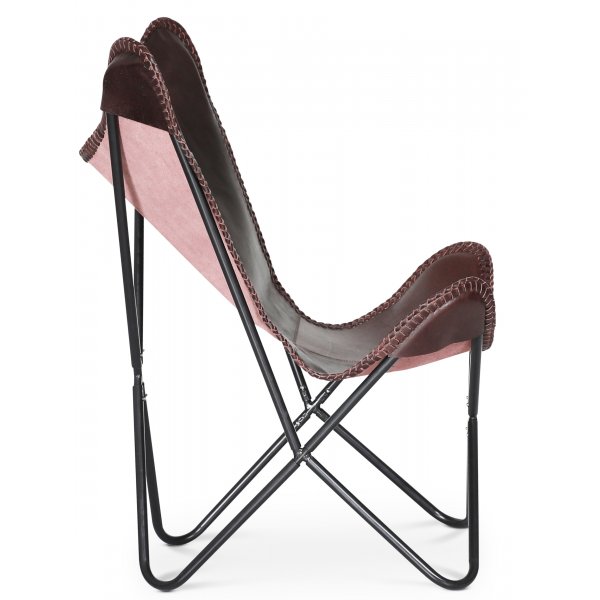 Lepakkotuoli Baltimore - Aito ruskeaa nahkaa