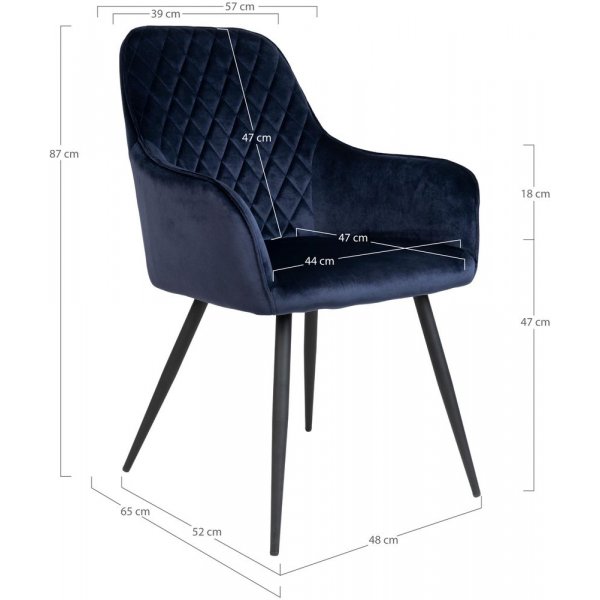 Harbo ruokapöydän tuoli - sininen Harbo ruokapöydän tuoli - sininen