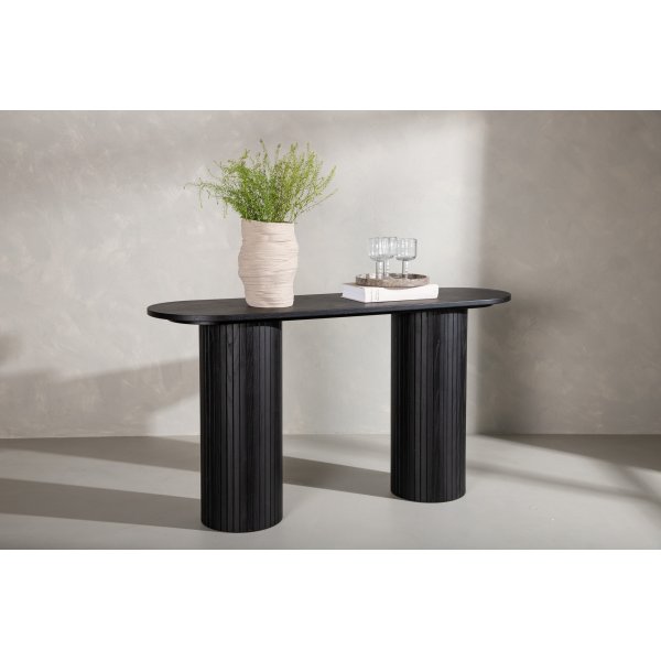 Bianca konsolipyt 130 x 40 cm - Musta