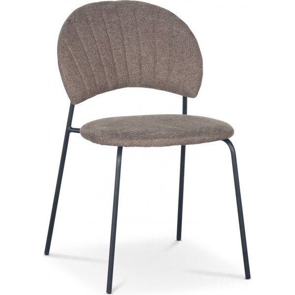 Hogrän tuoli - Ruskea kangas/musta Hogrän tuoli - Ruskea kangas/musta