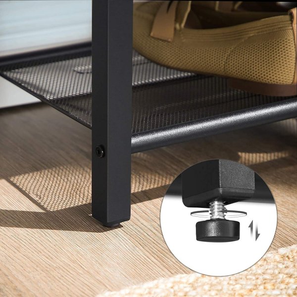 Tomas eteisen penkki 70 cm - Ruskea/musta